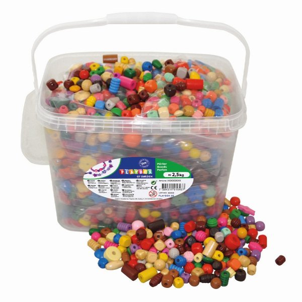 Perles en bois 2,5 kg