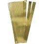 Bandes toiles - or - 6,5 cm - 100 bandes