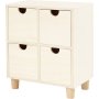 Bureau sur pieds avec 4 tiroirs