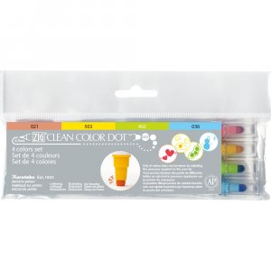 Stylo journal ZIG Clean Color Dot - 4 couleurs Stylo journal ZIG Clean Color Dot - 4 couleurs