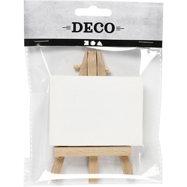 Chevalet avec toile amovible - blanc