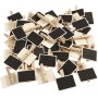 Planche avec clip - 6,8 x 4,7 cm - 100 pcs