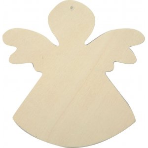 Anges en bois à suspendre - 6 pcs Anges en bois à suspendre - 6 pcs