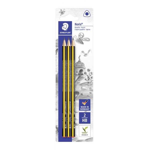 Crayons Noris Trek HB - 3 crayons