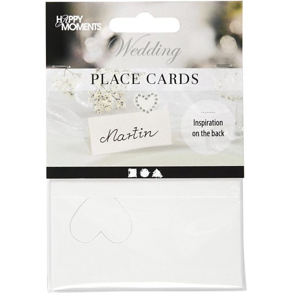 Marque-places - blanc - 20 pcs Marque-places - blanc - 20 pcs