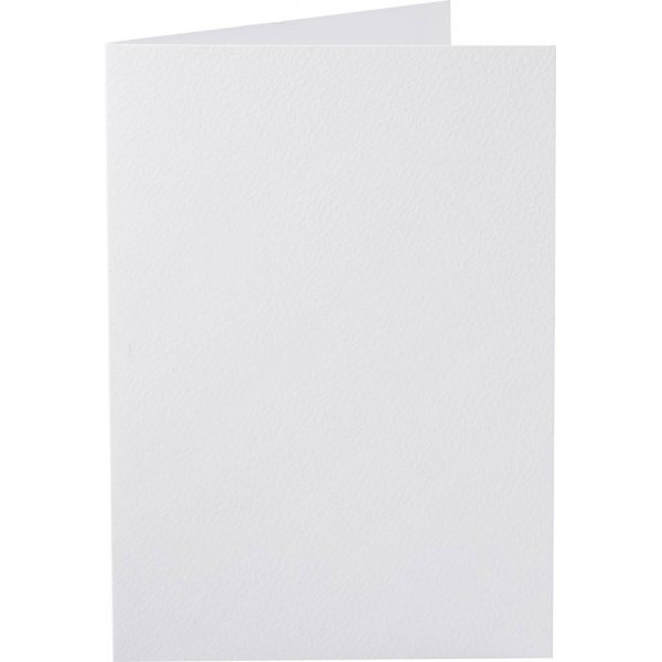 Carte - blanche - 10,5 x 15 cm - 10 pcs