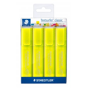 Stylo marqueur Textsurfer Jaune - 4 stylos Stylo marqueur Textsurfer Jaune - 4 stylos