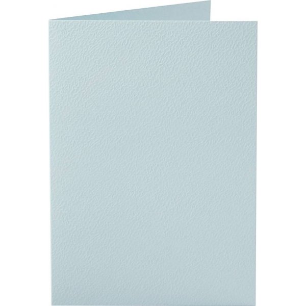 Carte - bleu clair - 10,5 x 15 cm - 10 pcs