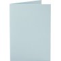 Carte - bleu clair - 10,5 x 15 cm - 10 pcs