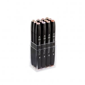 Touch Twin Marker 12pcs - Tons de peau Touch Twin Marker 12pcs - Tons de peau