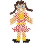 Assiettes perles - fleur - fille - garçon - pomme et poire - 6 pcs