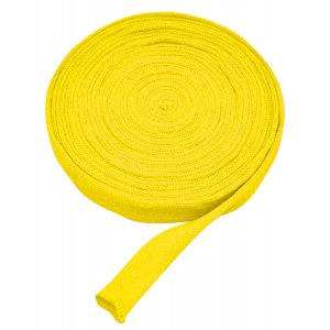 Tissu tricoté tubulaire 3 cm jaune Tissu tricoté tubulaire 3 cm jaune