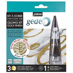 Dorure - Dorure Pébéo - Kit Effet Miroir 4 pièces Dorure - Dorure Pébéo - Kit Effet Miroir 4 pièces
