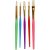 Pinceaux pour enfants - couleurs mélangées - 5 pcs Pinceaux pour enfants - couleurs mélangées - 5 pcs