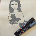 Image client Posca Marqueur PC-3M 0,9-1,3 mm Fin - Gris