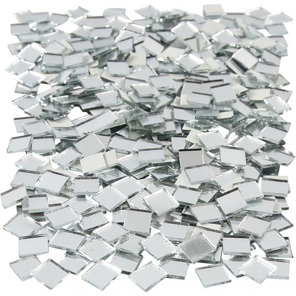 Mosaque miroir - 10 x 10 mm - 500 pcs