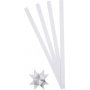 Bandes toiles - blanc - 4,5 cm - 100 bandes