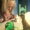 Image client Couler et peindre des dinosaures