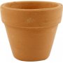 Pots en terre cuite - 7 cm - 24 pcs