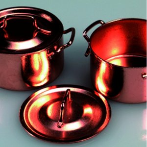 Miniature 2,8 cm - Casserole avec couvercle Miniature 2,8 cm - Casserole avec couvercle