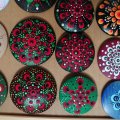 Image client Boutons en bois 50 pcs 60 mm