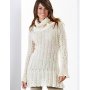 Patron tricot - Tunique en maille dentelle  col ample