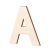 Lettres en bois non traité - 80x5 mm Lettres en bois non traité - 80x5 mm