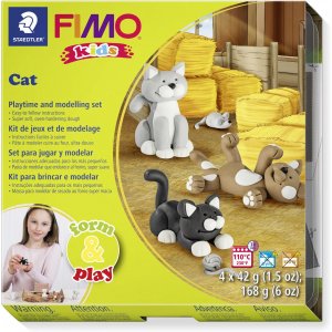 Coffret Fimo Kids Form&Play - Chat Coffret Fimo Kids Form&Play - Chat