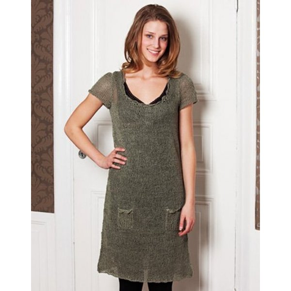 Patron tricot - Robe avec bordure au crochet