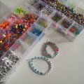 Image client Perles en plastique Lettres, rondes