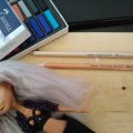 Image client Crayon pastel PITT - 101 Blanc Doux