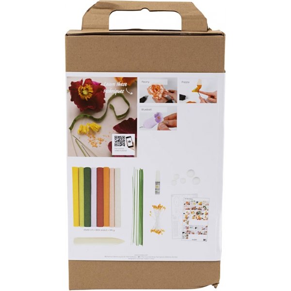 Start DIY Kit Papier crpon - couleurs mlanges