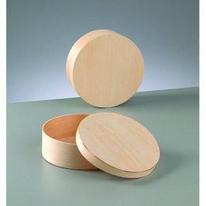 Caisse en contreplaqué ø 145 mm H 50 mm - ronde non traitée Caisse en contreplaqué ø 145 mm H 50 mm - ronde non traitée