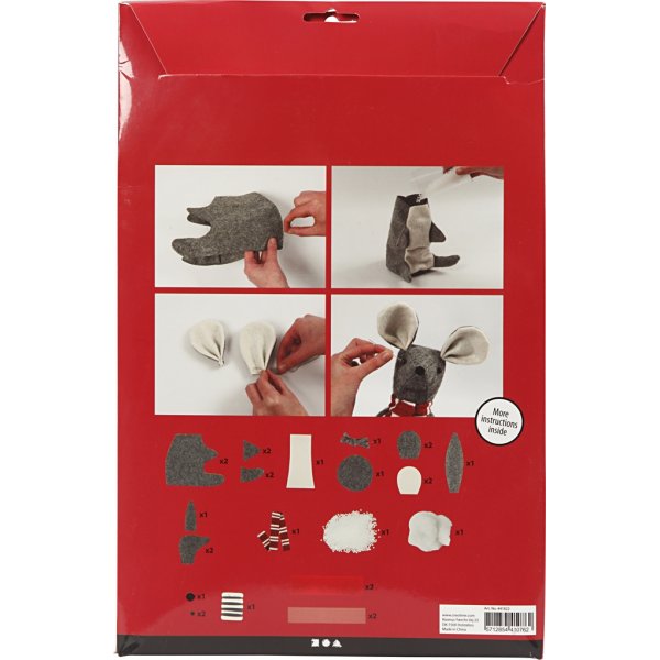 Kit de bricolage - Souris de Noël Kit de bricolage - Souris de Noël