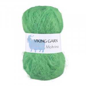 Fil Viking Mohrino 50g - Vert pomme (534) Fil Viking Mohrino 50g - Vert pomme (534)