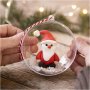 Mini Kit DIY à Modeler - rouge/blanc - Père Noël