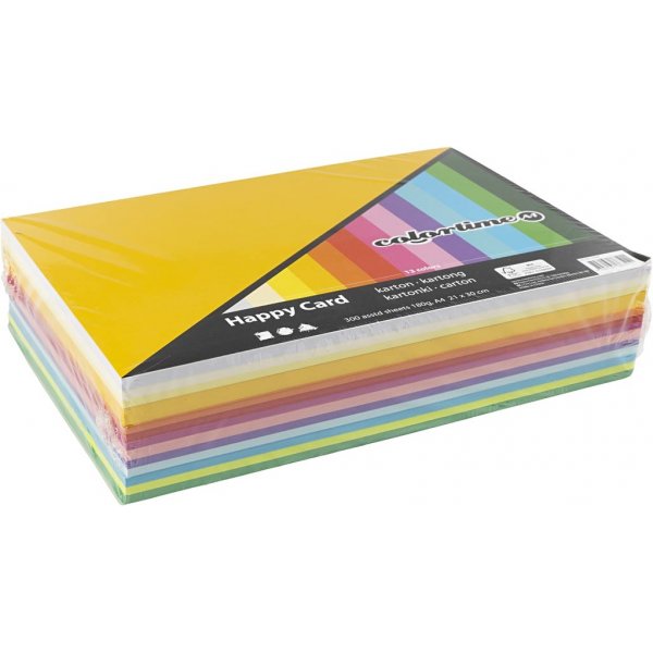 Carton Printemps - couleurs mlanges - A4 - 300 feuilles