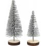 Mini arbres - argent - 5 pcs