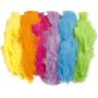 Duvet sur fil d'acier - couleurs mlanges - 144 x 3 pcs