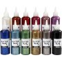 Colle paillete - couleurs mlanges - 12 x 118 ml