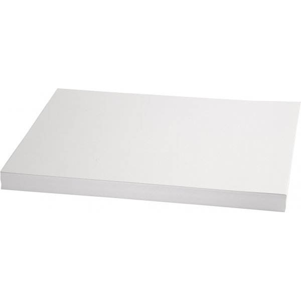 Carton color - blanc - A3 - 250 g - 100 feuilles