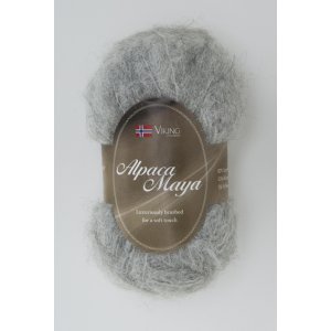 Fil Viking Alpaga Maya 50g - Gris clair (713) Fil Viking Alpaga Maya 50g - Gris clair (713)