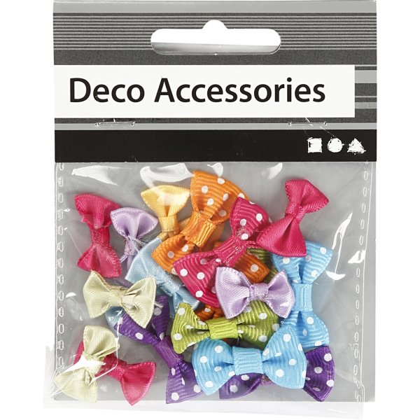 Papillon - n?uds - couleurs mlanges - 20 pcs