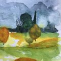 Image client Peinture aquarelle W&N Cotman Demi-tasse - 109 Teinte jaune de cadmium