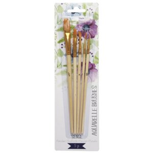 Pinceaux aquarelle Sense - 5 pinceaux Pinceaux aquarelle Sense - 5 pinceaux