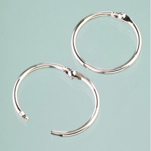 Porte-clés ouvrant 32/38 mm - nickelé 4 pcs. Porte-clés ouvrant 32/38 mm - nickelé 4 pcs.