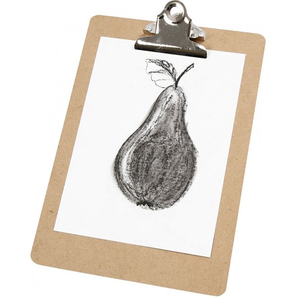 Presse-papiers/bloc  dessin - argent - A5