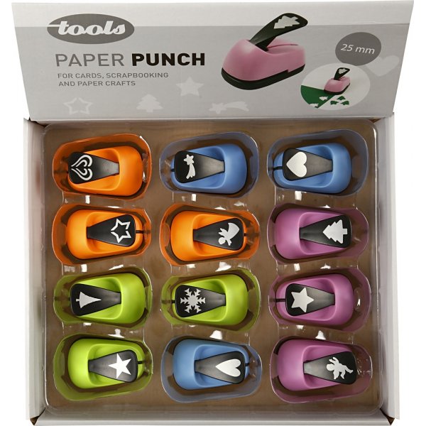 Poinçons - Motif Noël - 12 pcs Poinçons - Motif Noël - 12 pcs