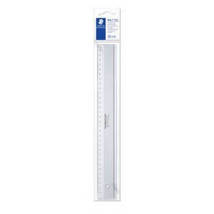 Règle en plastique Mars Transparent Gris Règle en plastique Mars Transparent Gris