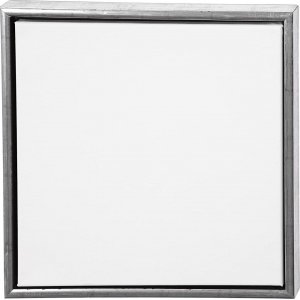 ArtistLine Toile avec cadre - argent antique/blanc - 44x44 cm ArtistLine Toile avec cadre - argent antique/blanc - 44x44 cm